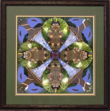 1st Place “Feminine Principal”, Caribbean Mythology 2015. Gauche on Arches paper by Arroya Rivas